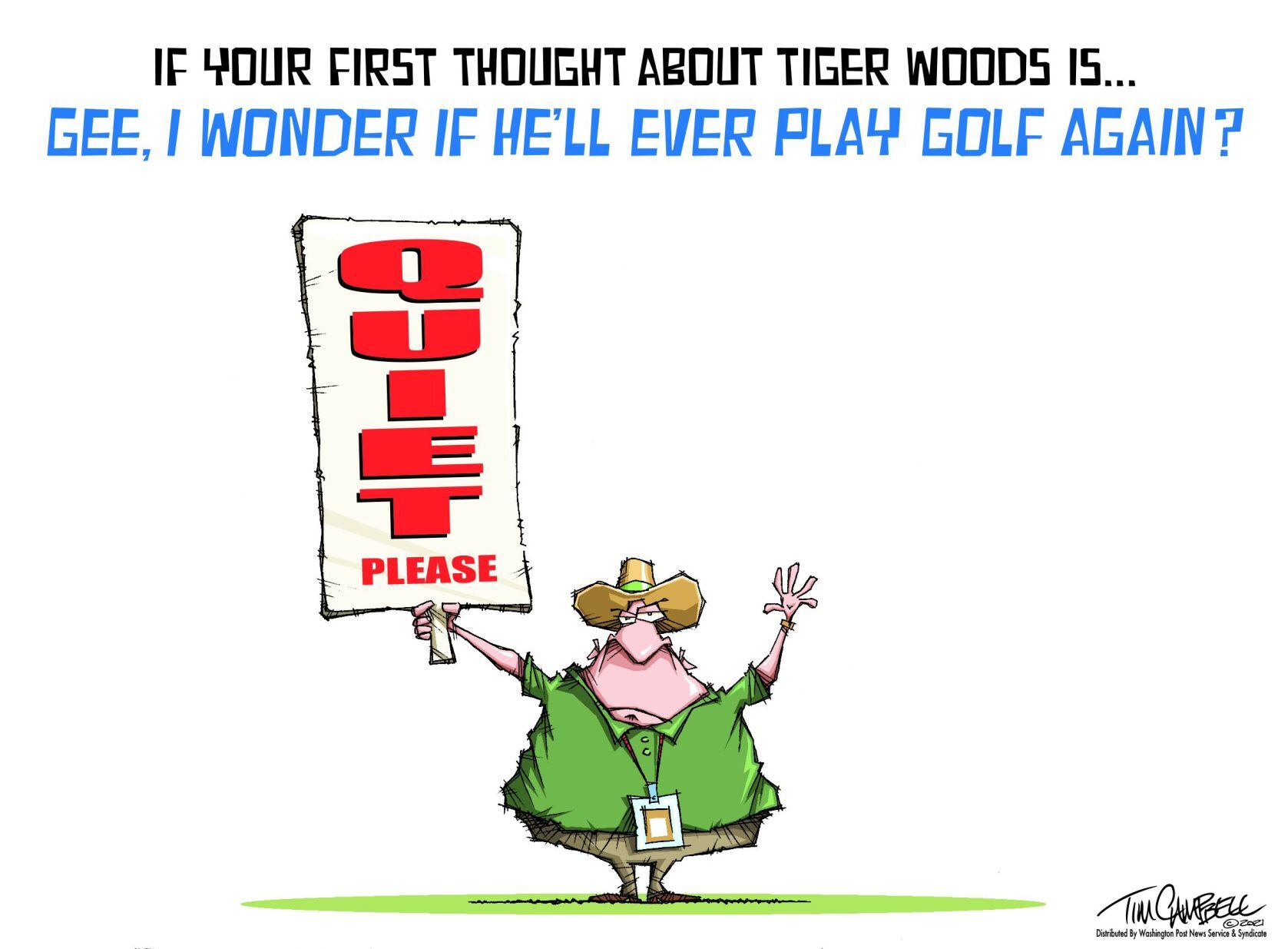 Tim Campbell cartoon